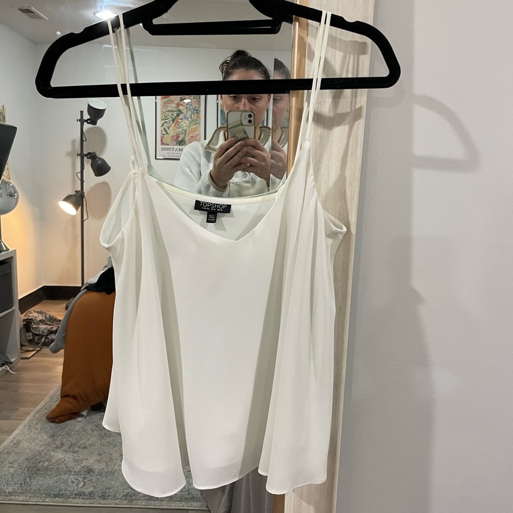 Top shop white tank top